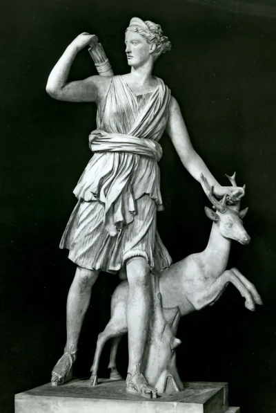 Artemis the Huntress, in the Louvre